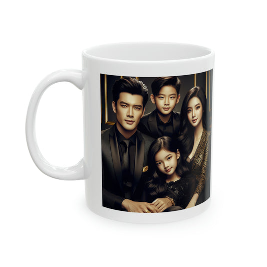 Family Portrait Mug Mug Printify 11oz  