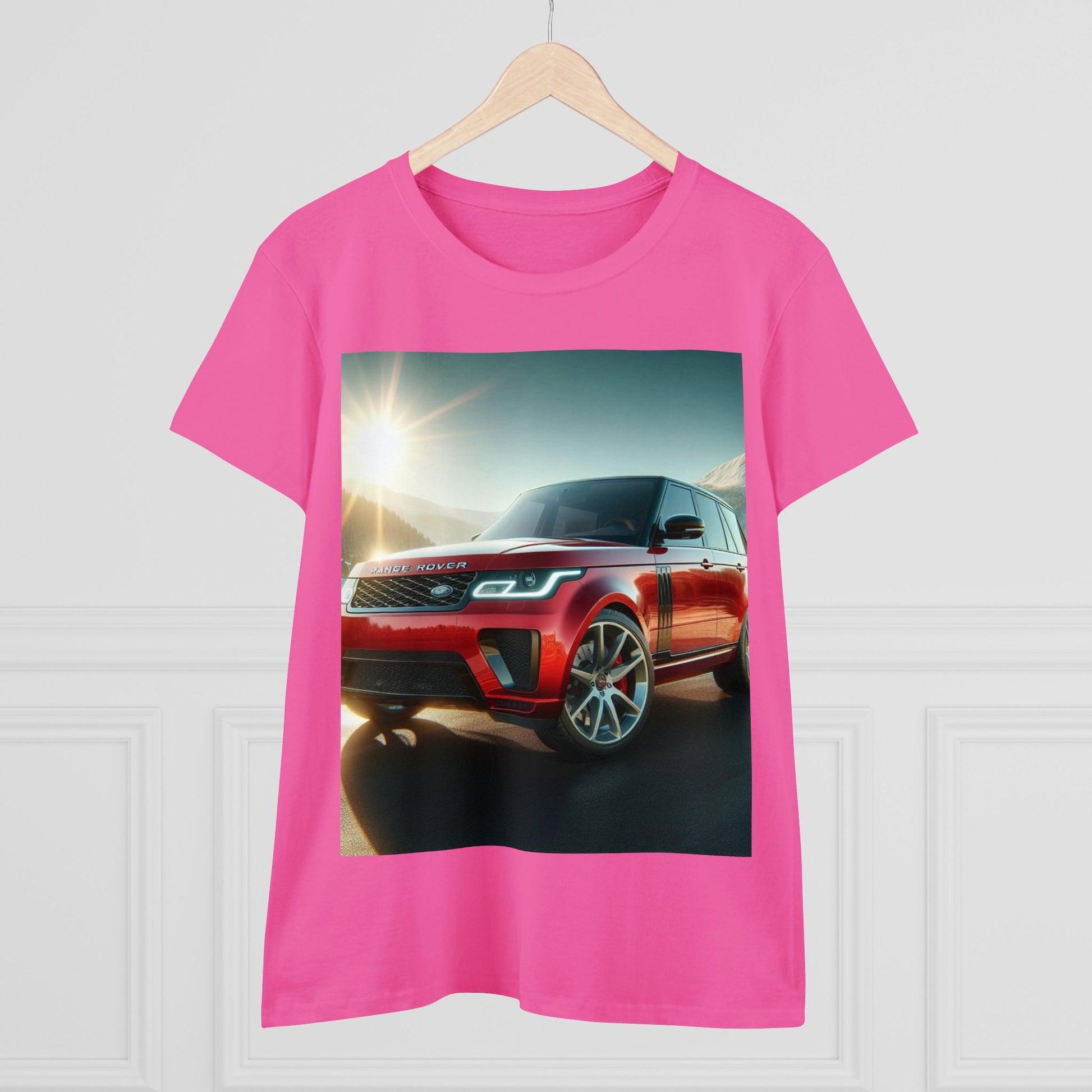 Red Range Rover T-Shirt T-Shirt Printify   