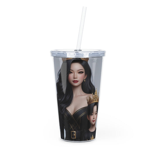 Royalty Tumbler with Straw Mug Printify 20oz Transparent 