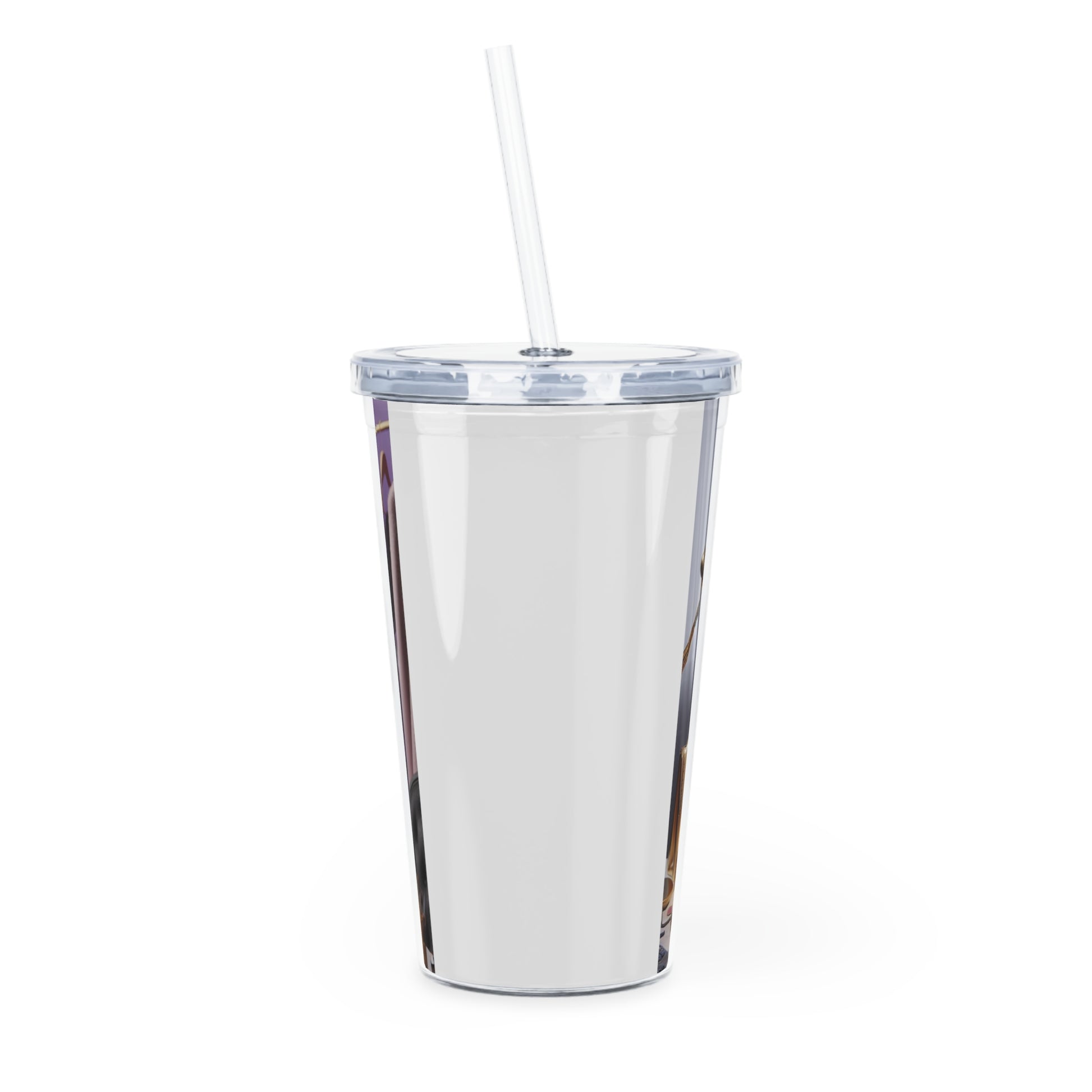 Fashion and Beauty Tumbler with Straw Mug Printify   