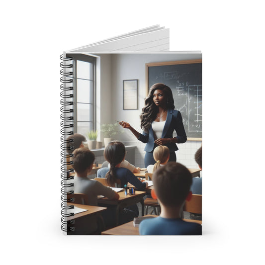 Class in Session Spiral Notebook Paper products Printify   