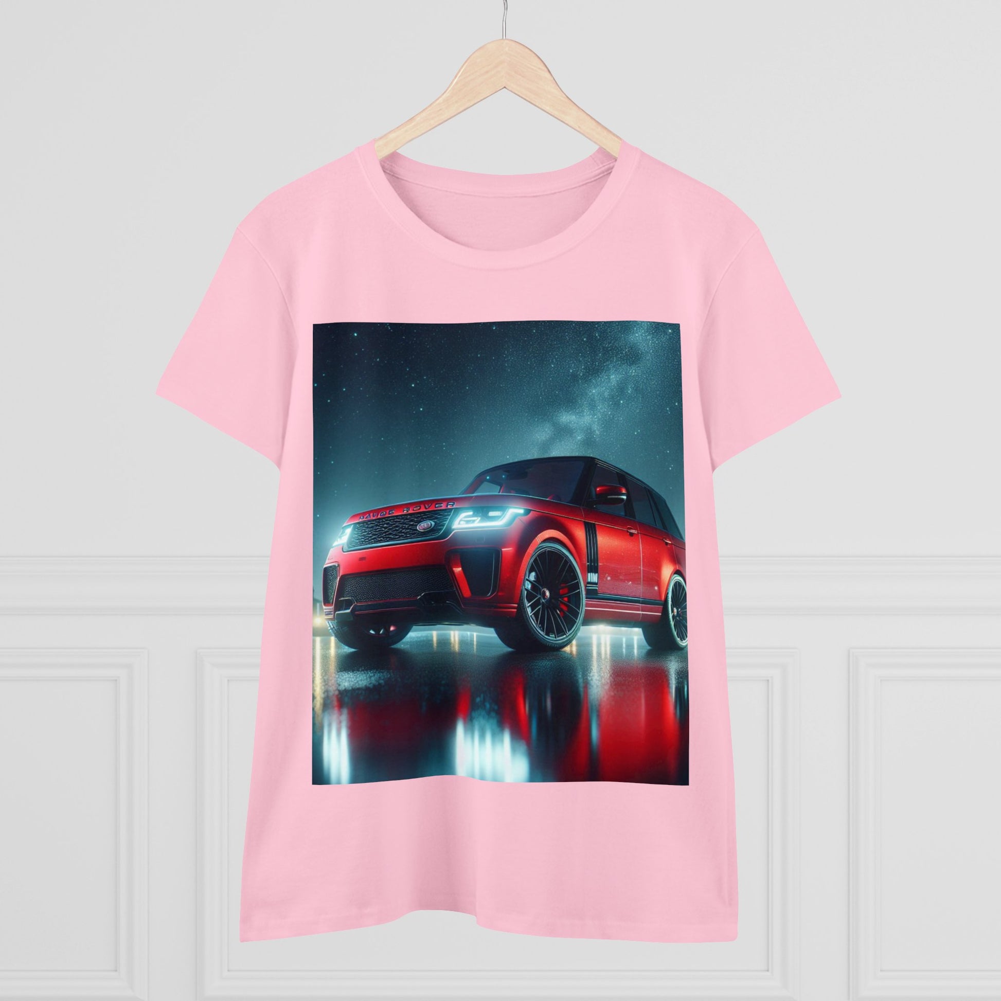 Red Range Rover T-Shirt T-Shirt Printify   