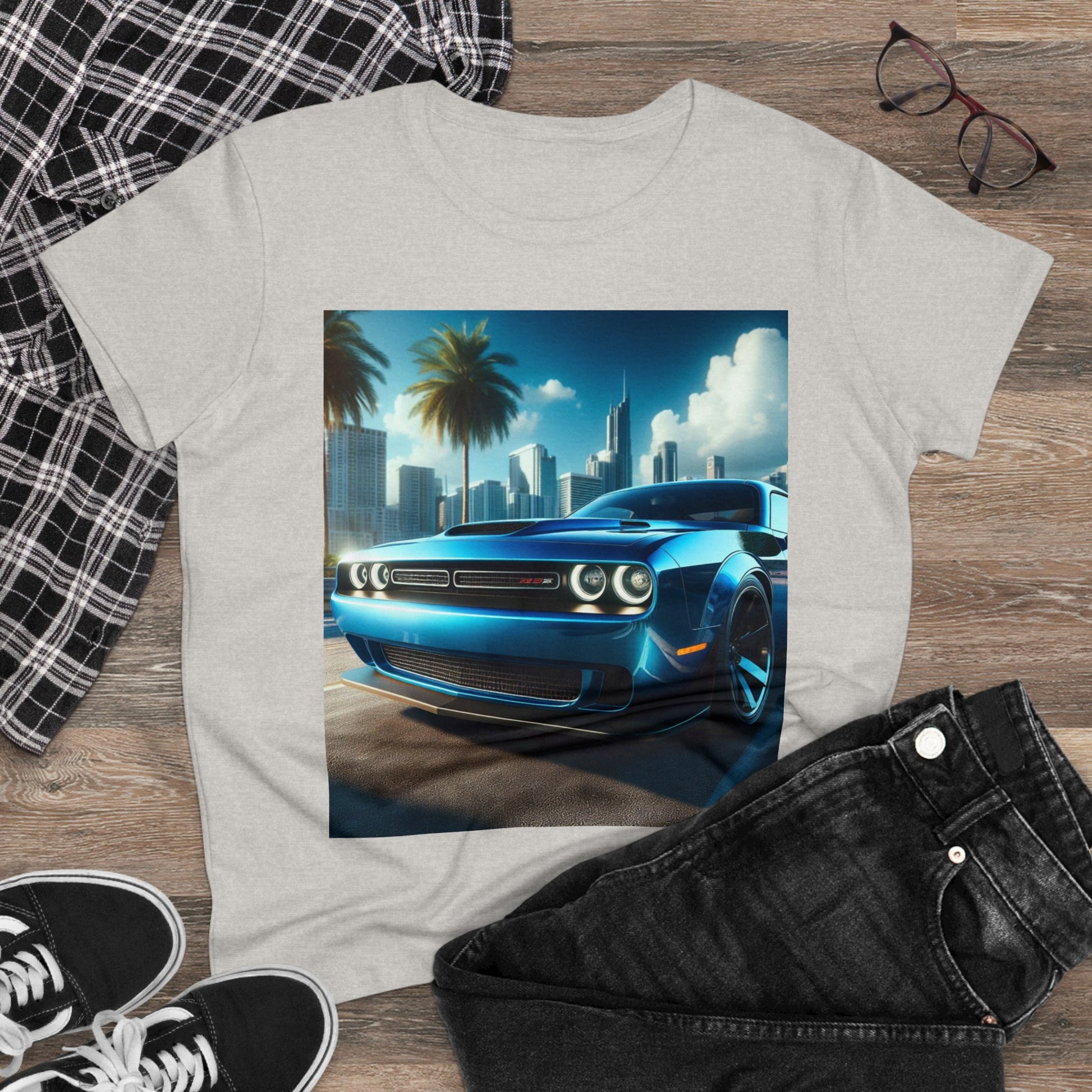 Blue Challenger T-Shirt T-Shirt Printify   