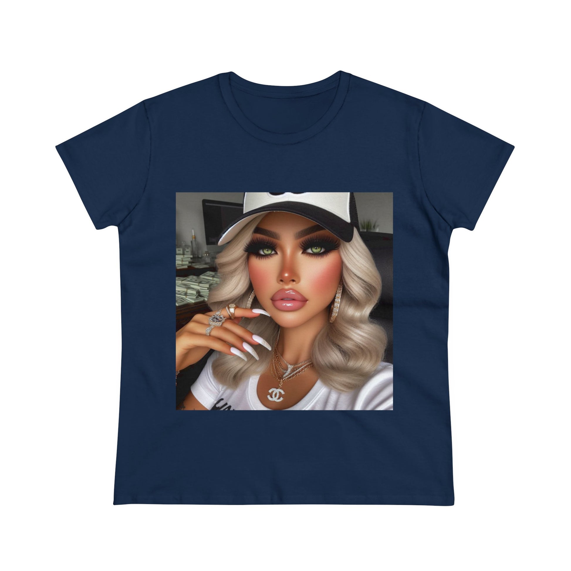 Big Money T-Shirt T-Shirt Printify Navy S 