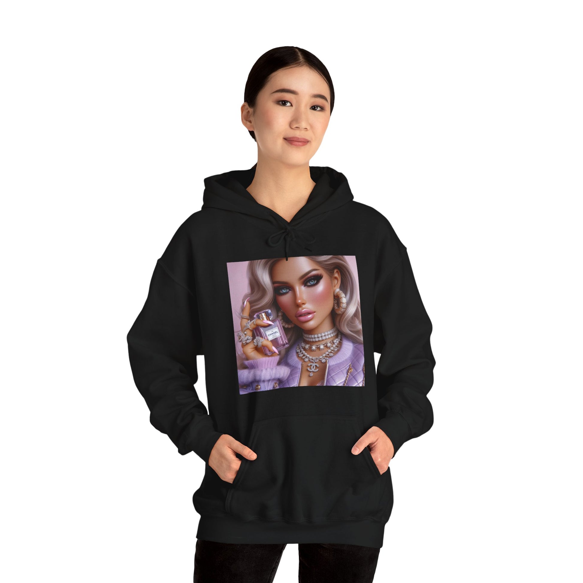 Chanel Please Hoodie Hoodie Printify   