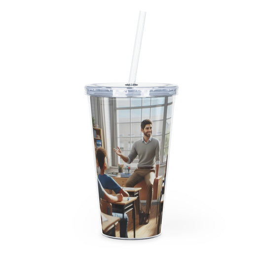 Class in Session Tumbler with Straw Mug Printify 20oz Transparent 