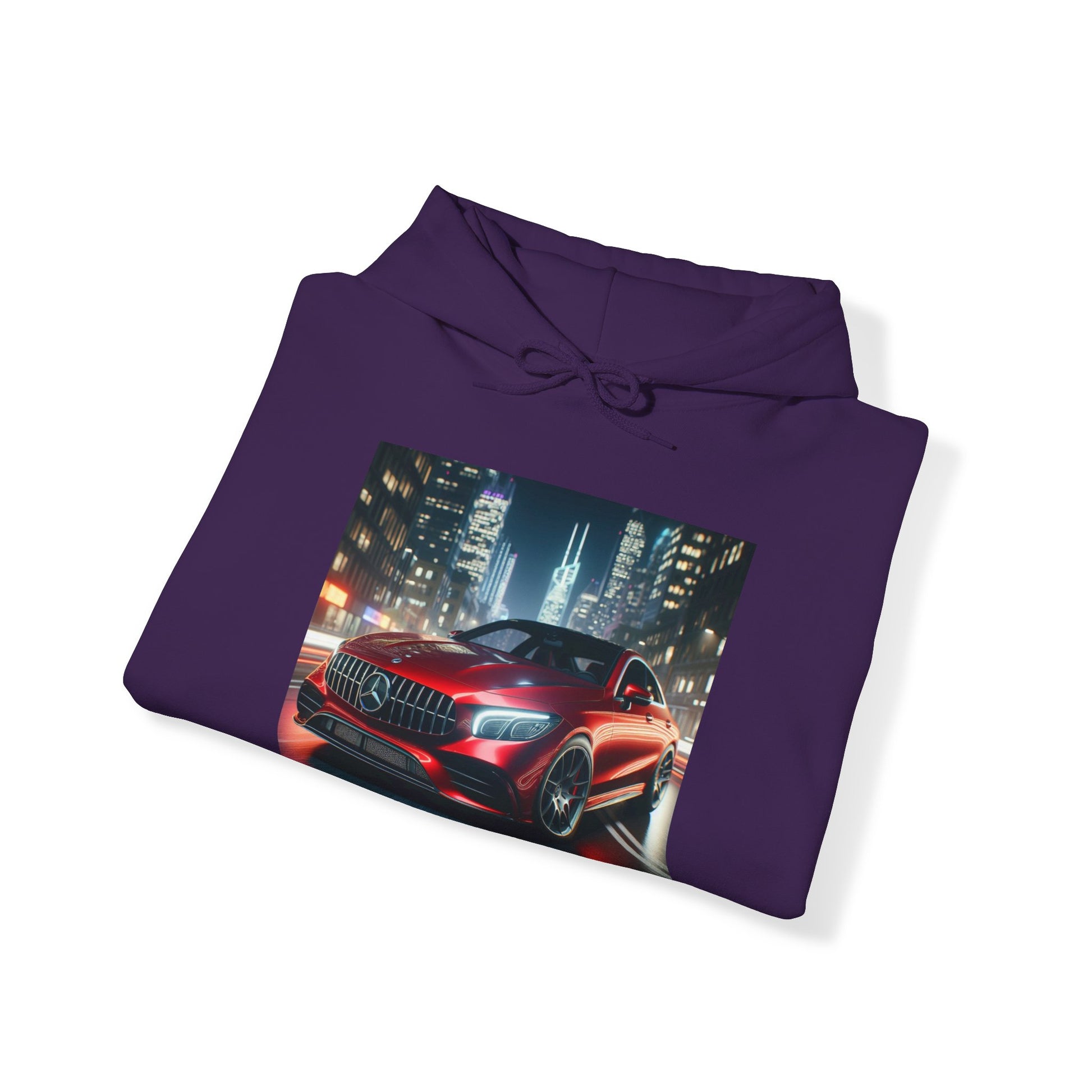 Red Mercedes Hoodie Hoodie Printify   