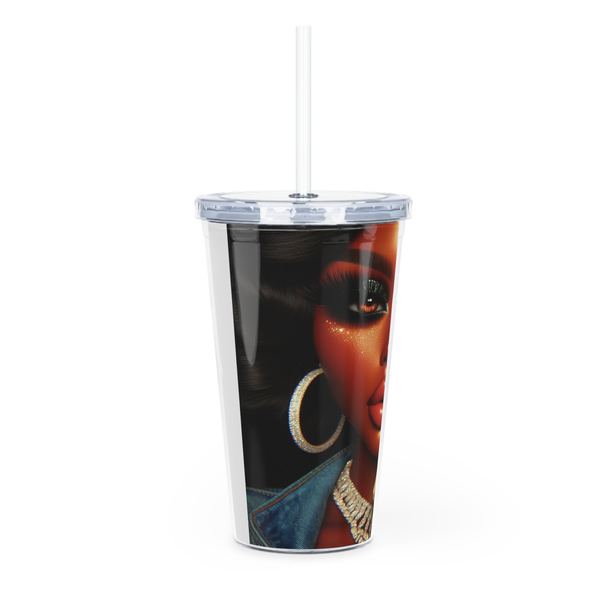 Money Talks Tumbler with Straw Mug Printify   