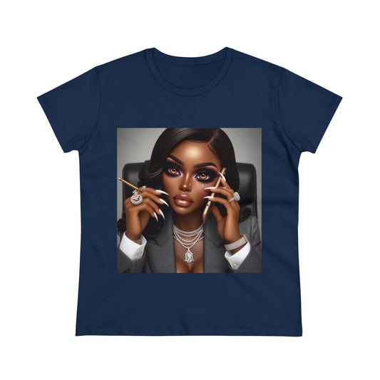 Business Call T-Shirt T-Shirt Printify Navy S 