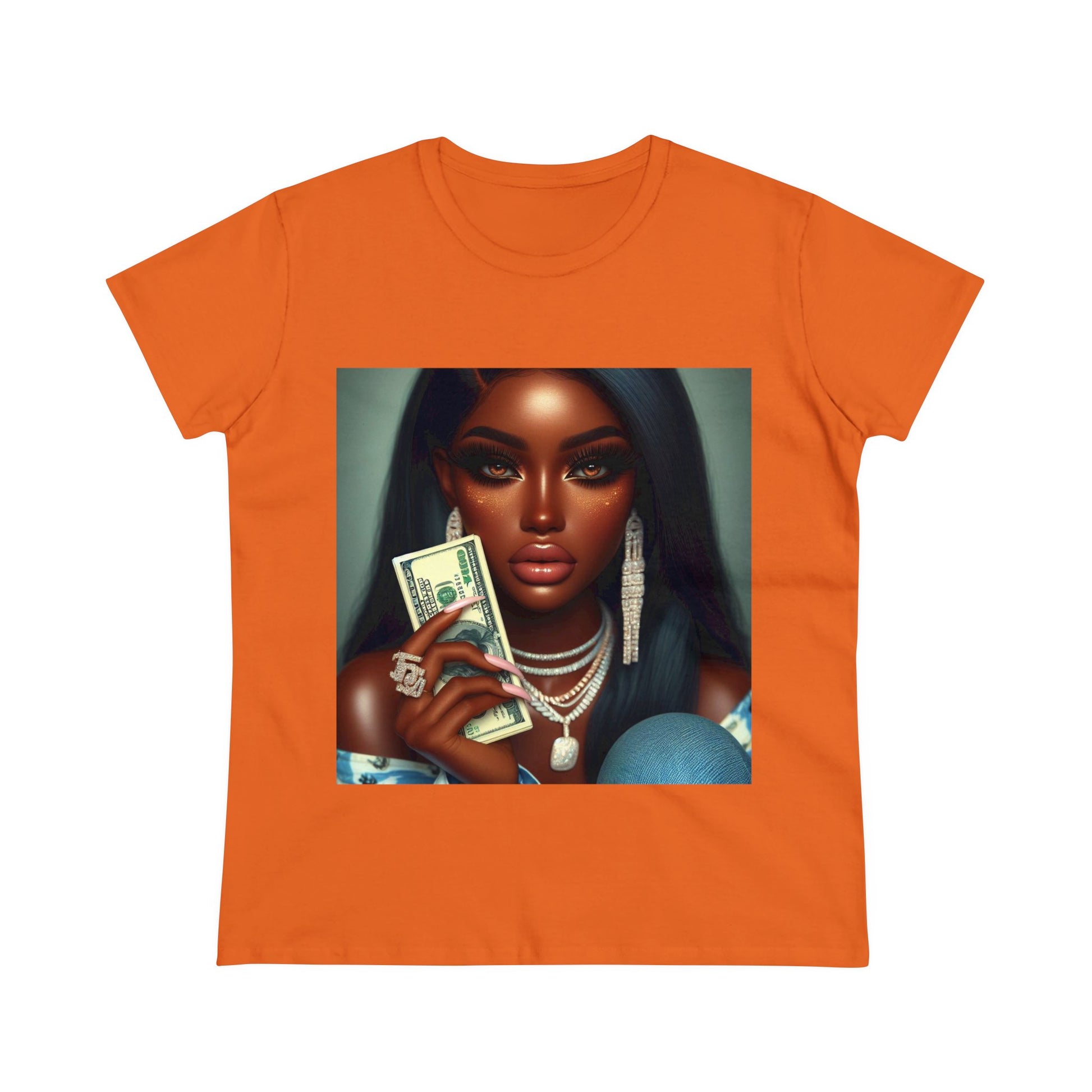 Money Talks T-Shirt T-Shirt Printify Orange S 