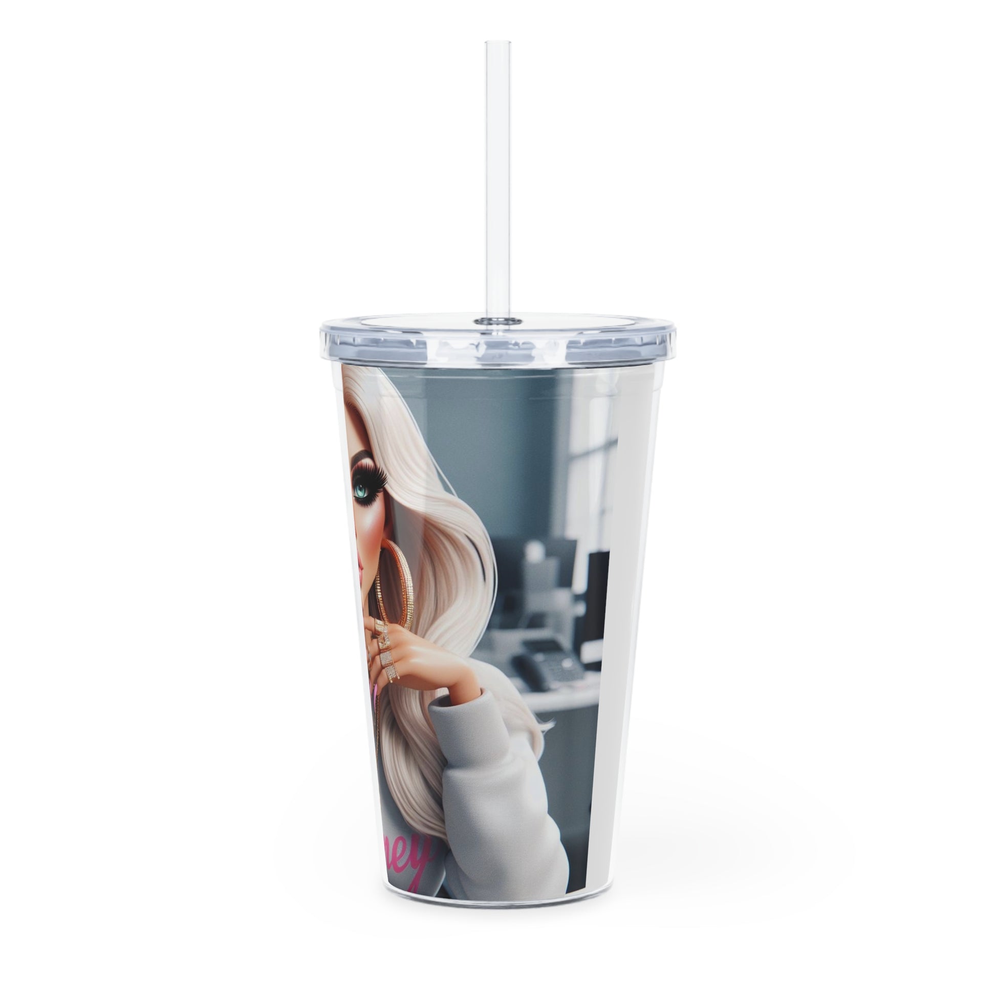 Money Tumbler with Straw Mug Printify   