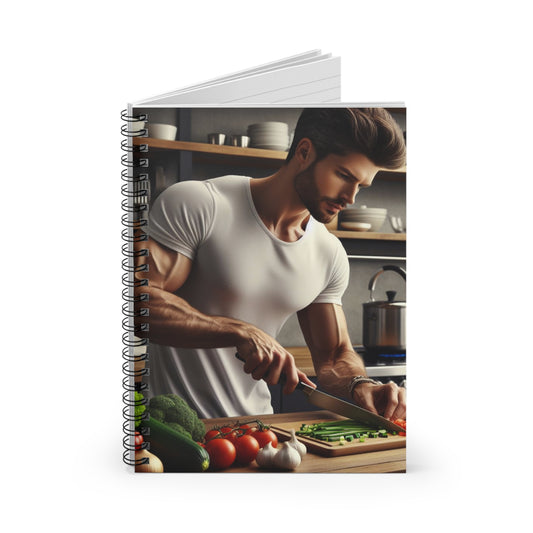Dinner Time Spiral Notebook Paper products Printify   