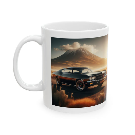 1972 Black Buick Gran Sport Mug Mug Printify 11oz  