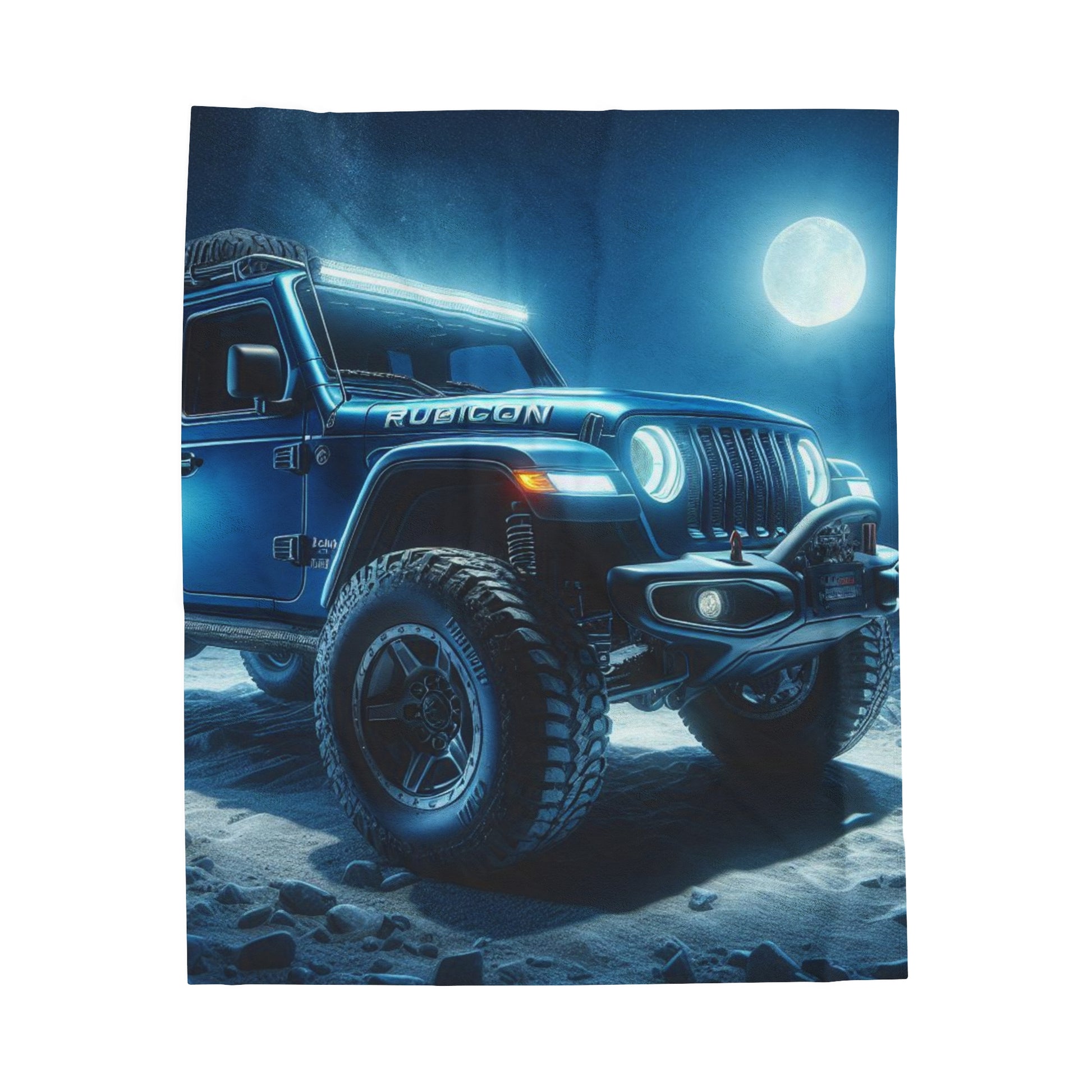 Blue Rubicon Plush Blanket All Over Prints Printify 50" × 60"  