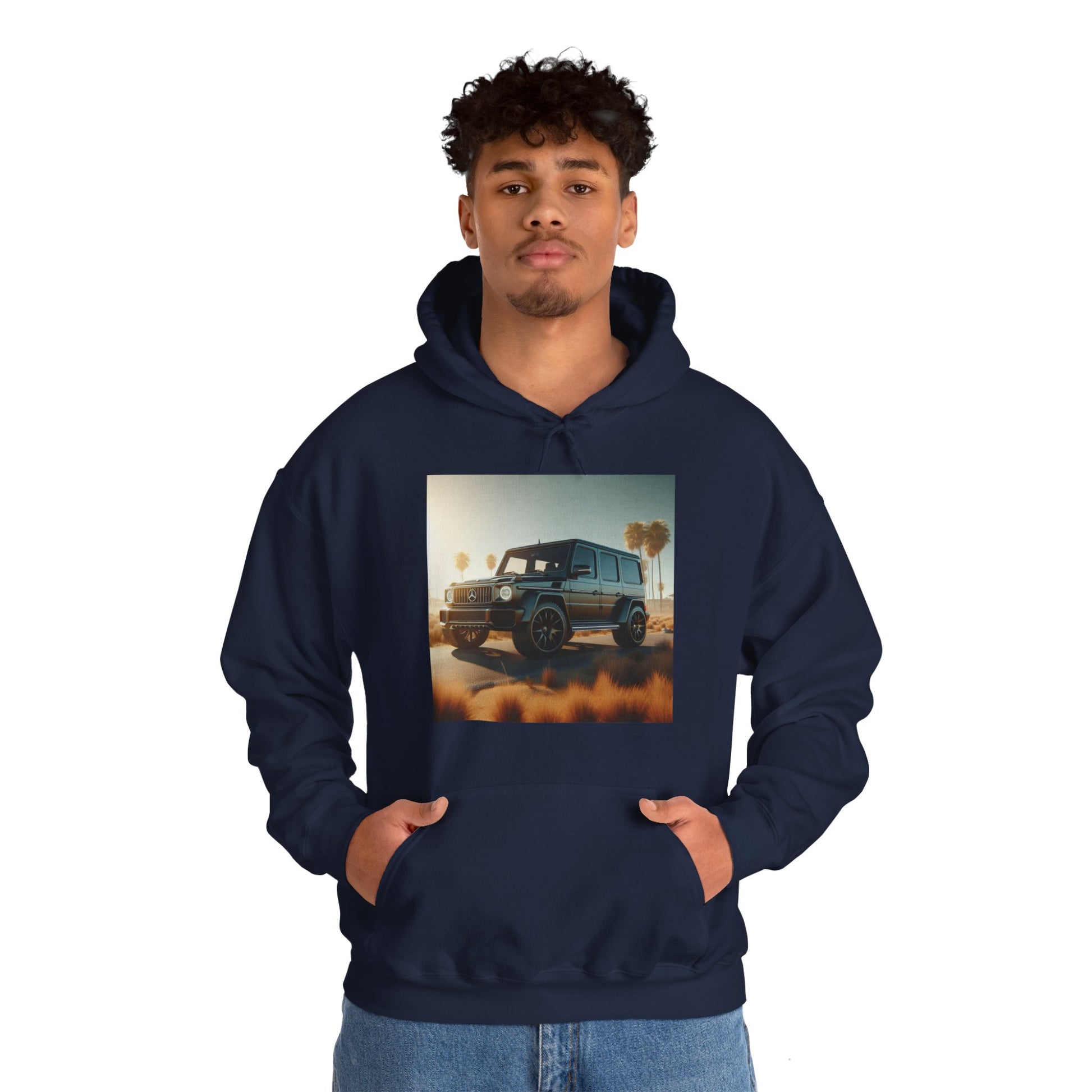 Black G-Wagon Hoodie Hoodie Printify   