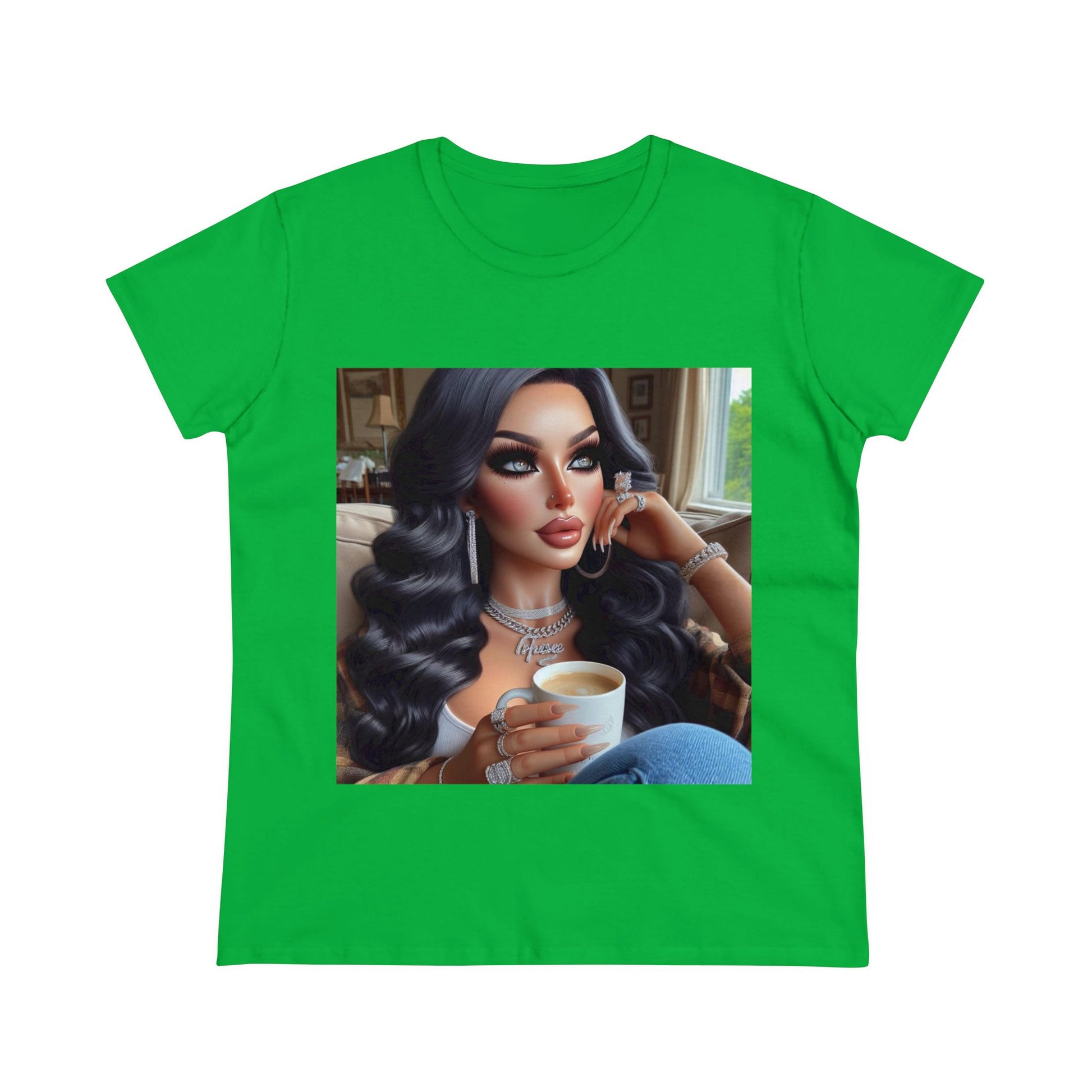 Coffee Break T-Shirt T-Shirt Printify Irish Green S 