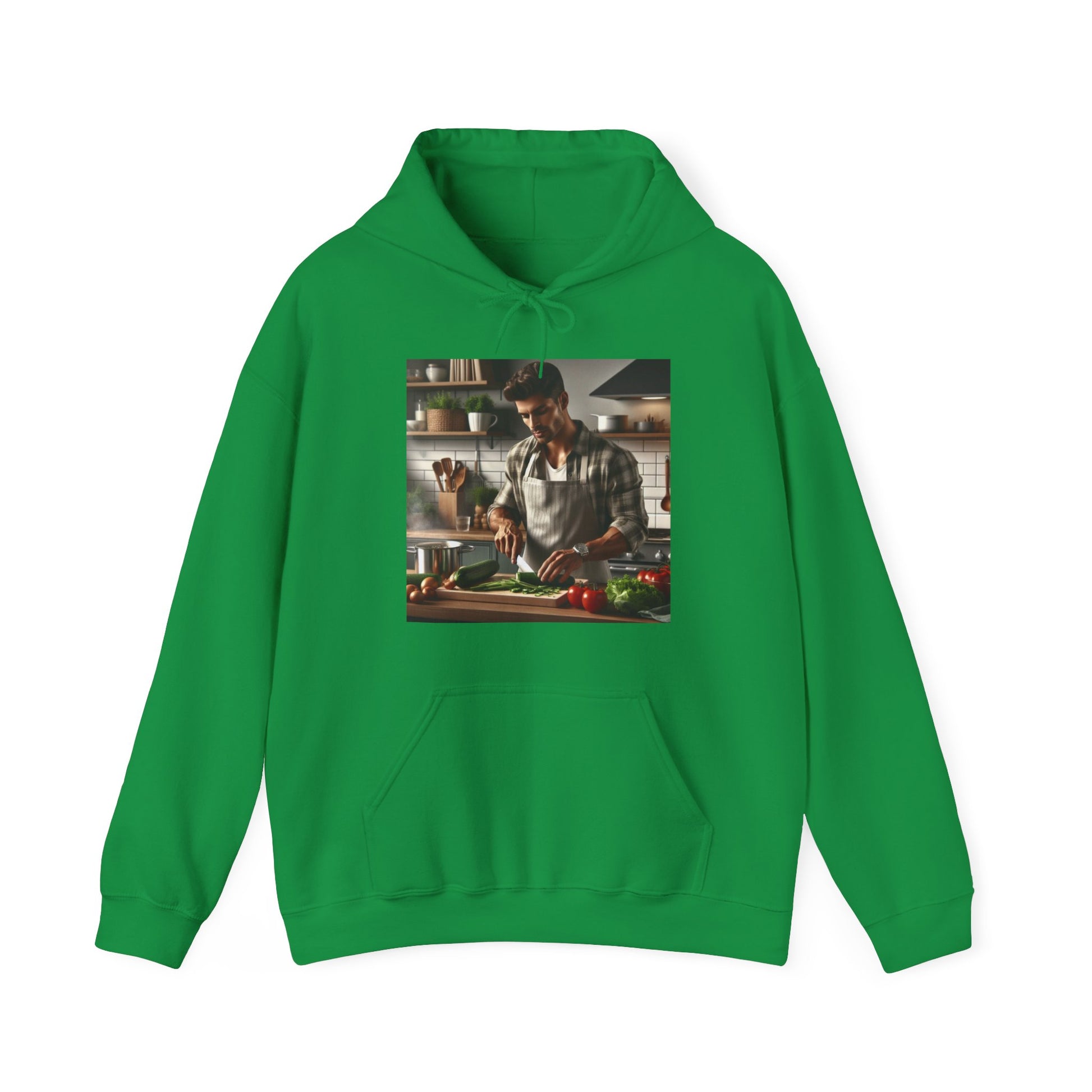 Dinner Time Hoodie Hoodie Printify Irish Green S 