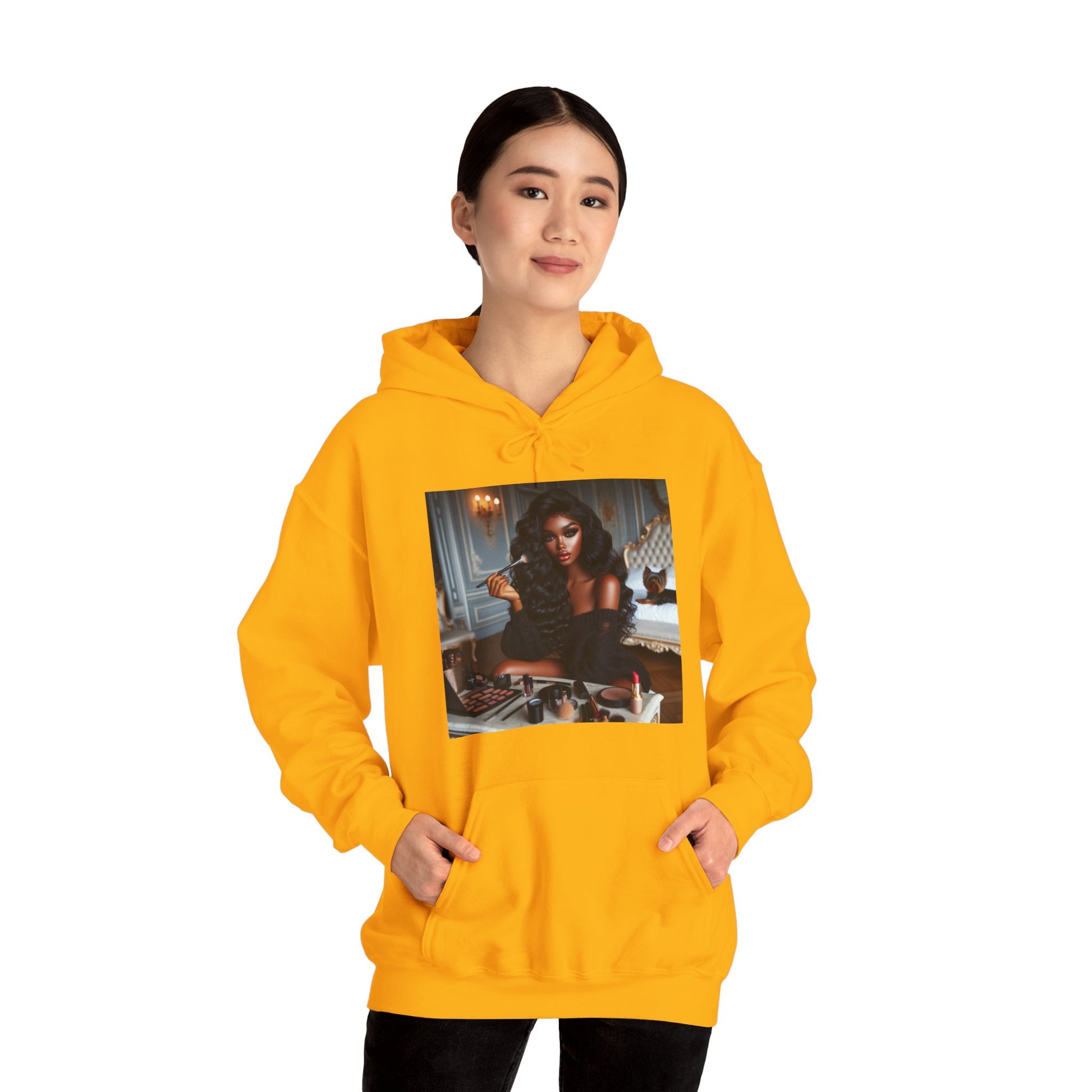 Make Up Time Hoodie Hoodie Printify   