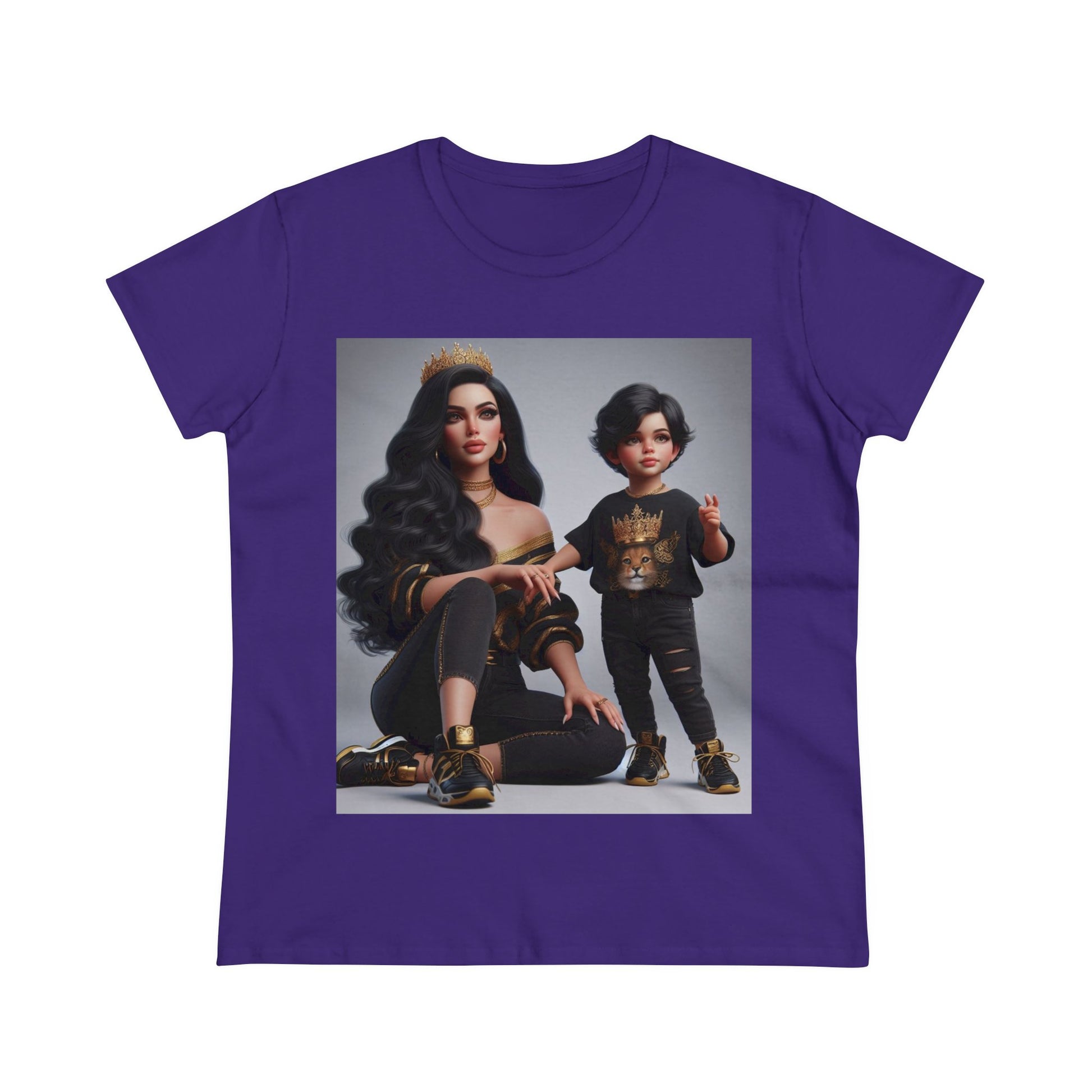 Royalty T-Shirt T-Shirt Printify Purple S 