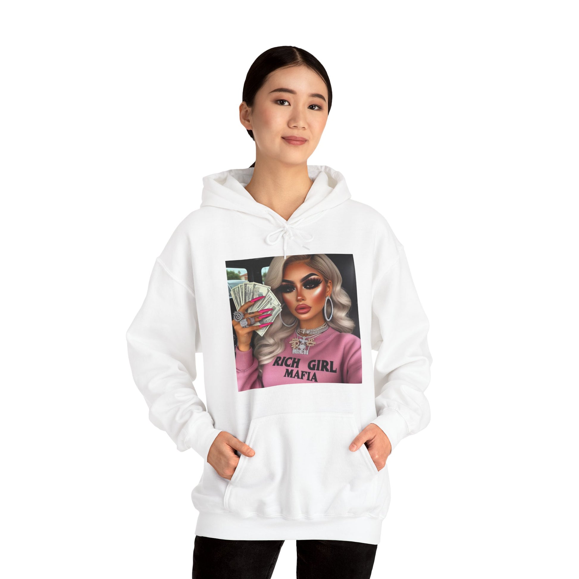 Rich Girl Mafia Hoodie Hoodie Printify   