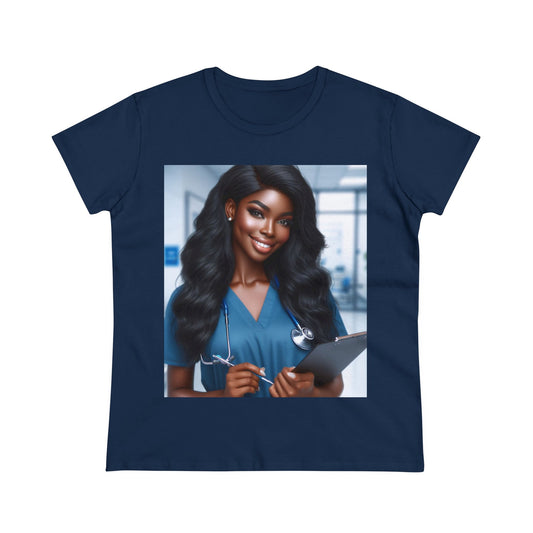 Your Favorite Nurse T-Shirt T-Shirt Printify Navy S 