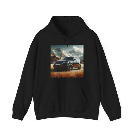 Black Range Rover Hoodie Hoodie Printify Black S 