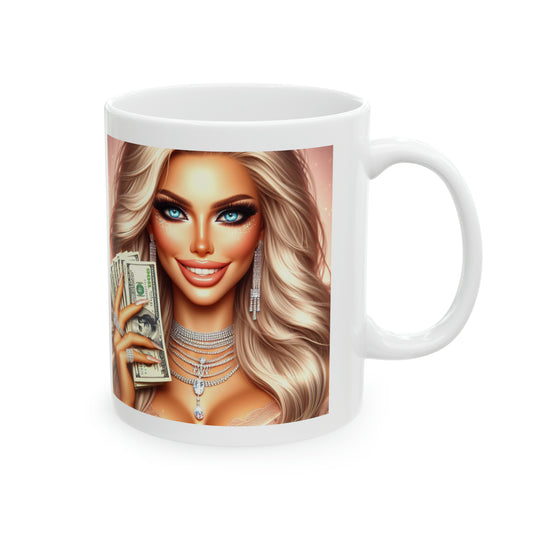 Money Talks Mug Mug Printify   