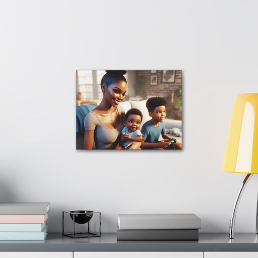 Family Time Canvas Canvas Printify 16″ x 12″ (Horizontal) 0.75'' 