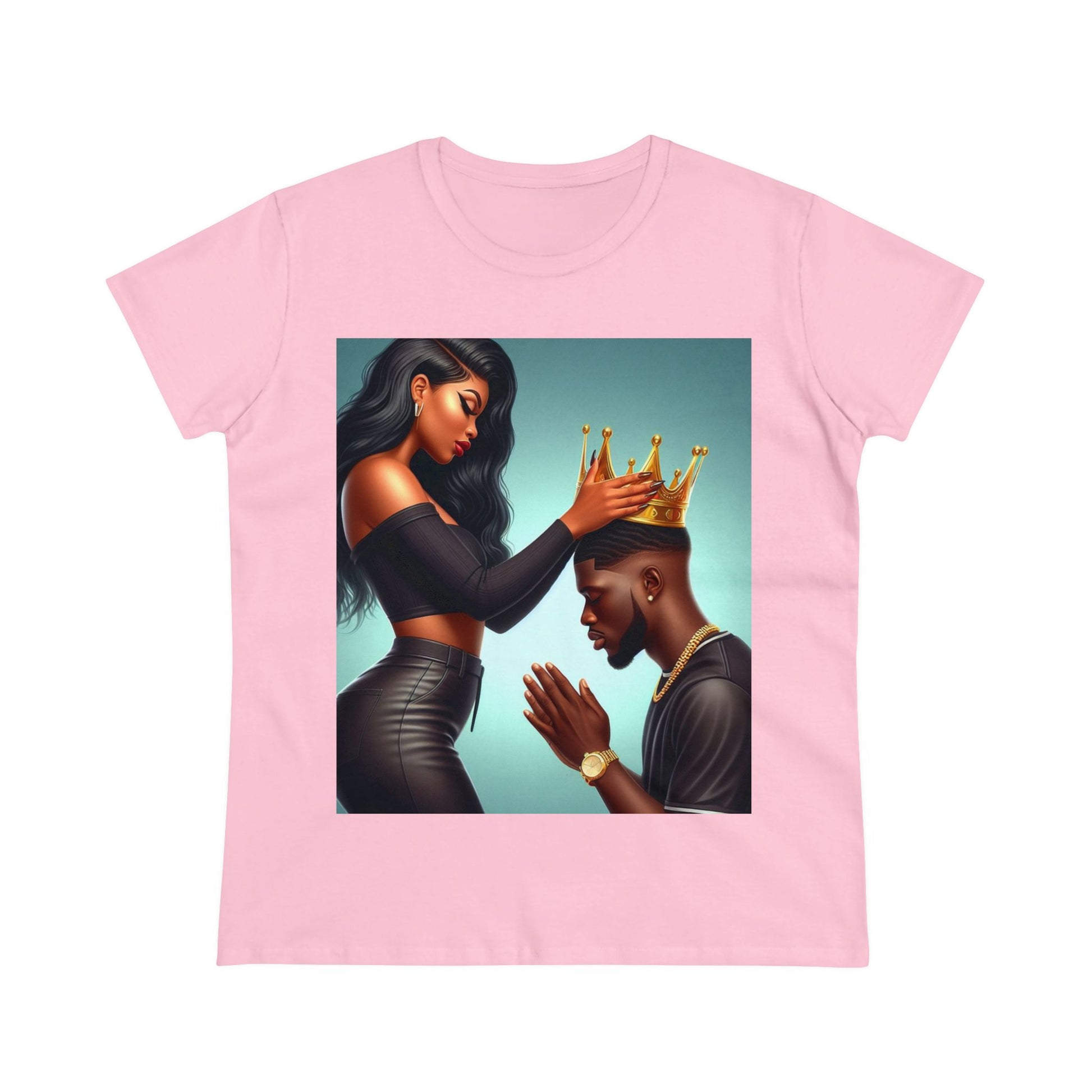 My King T-Shirt T-Shirt Printify Light Pink S 