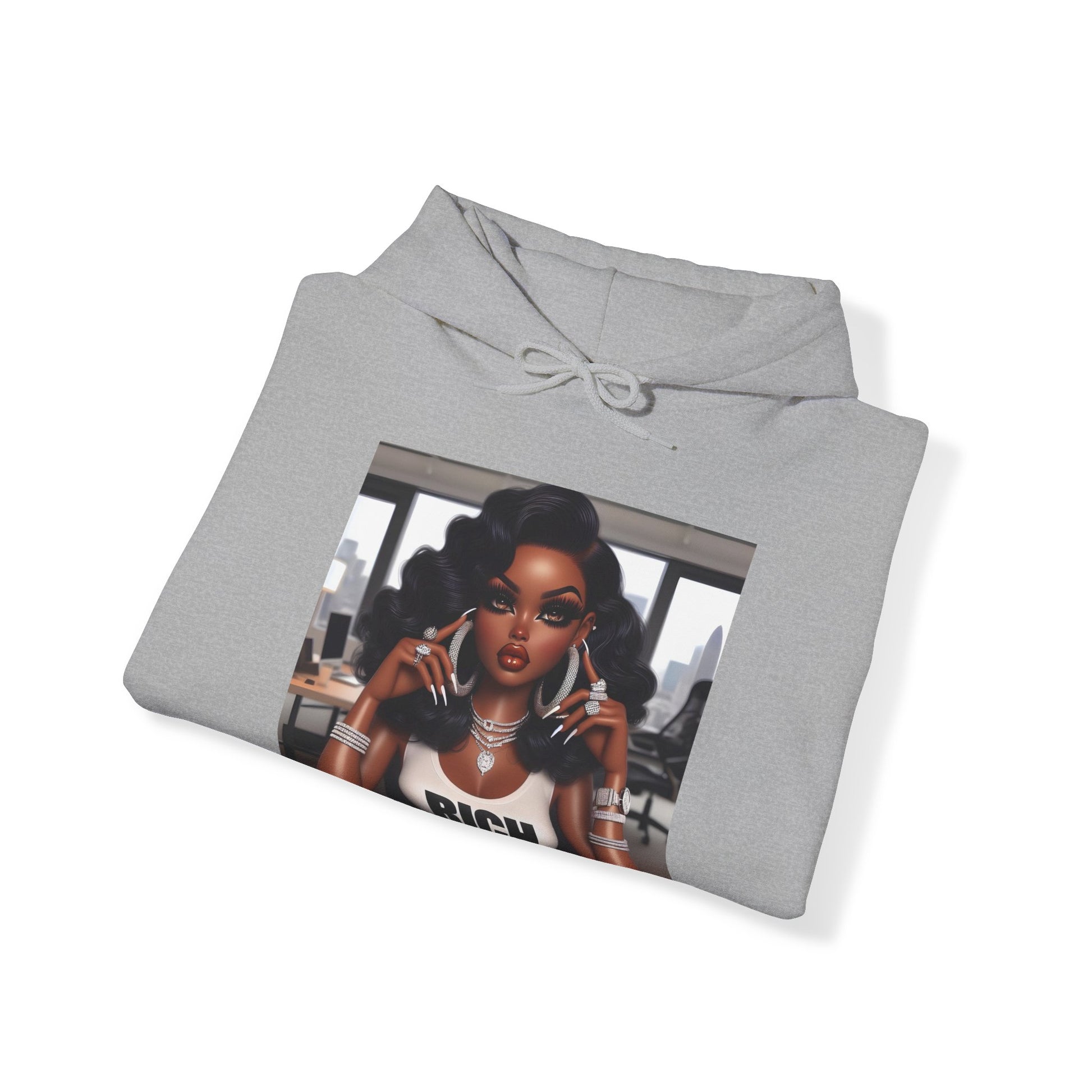 Rich Girl Hoodie Hoodie Printify   