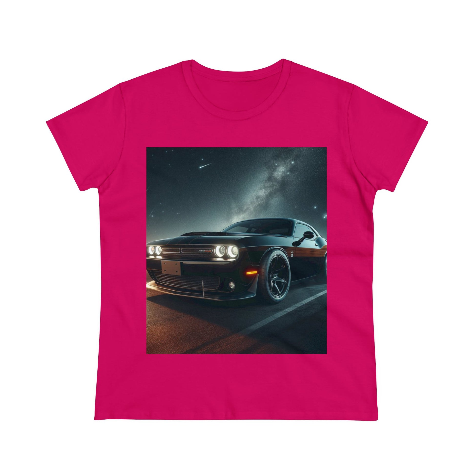 Black Challenger T-Shirt T-Shirt Printify Heliconia S 