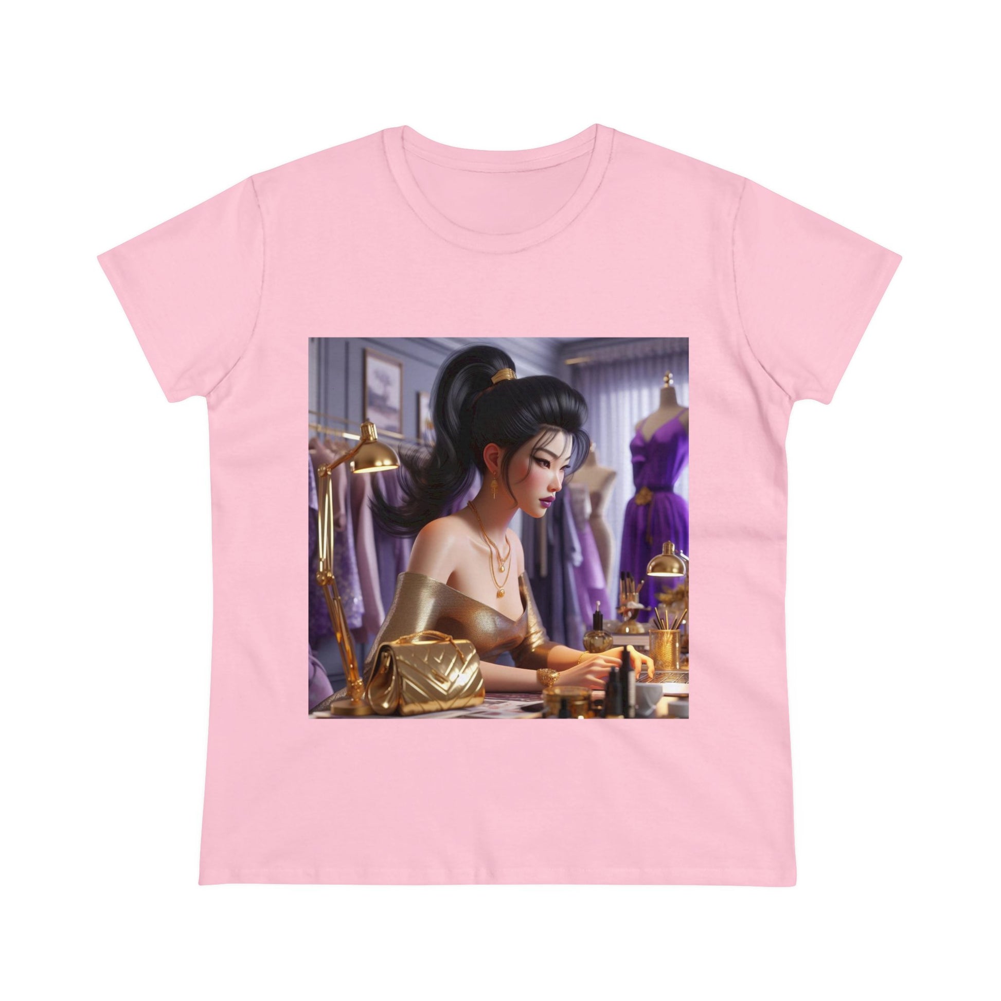 Fashion and Beauty T-Shirt T-Shirt Printify Light Pink S 