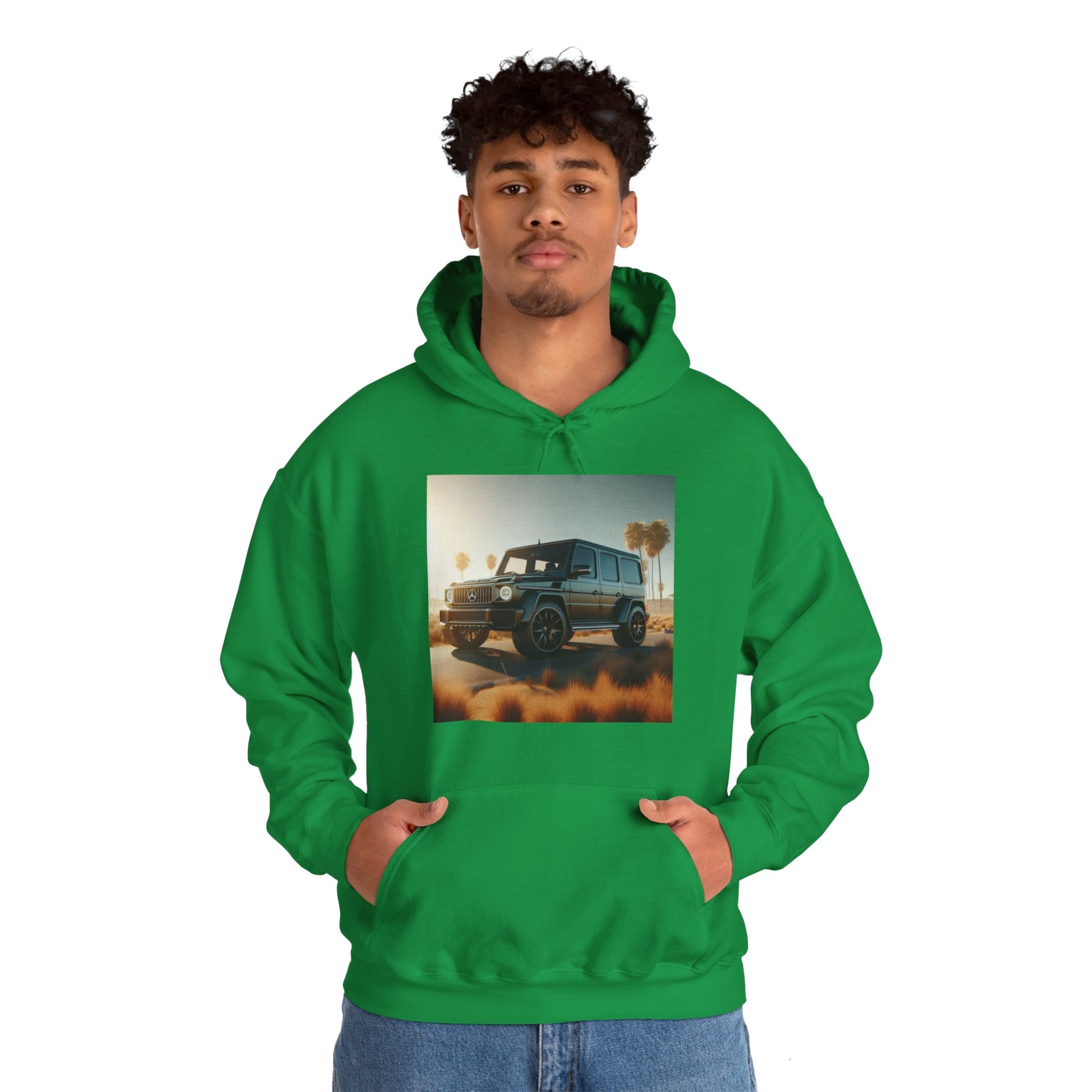 Black G-Wagon Hoodie Hoodie Printify   