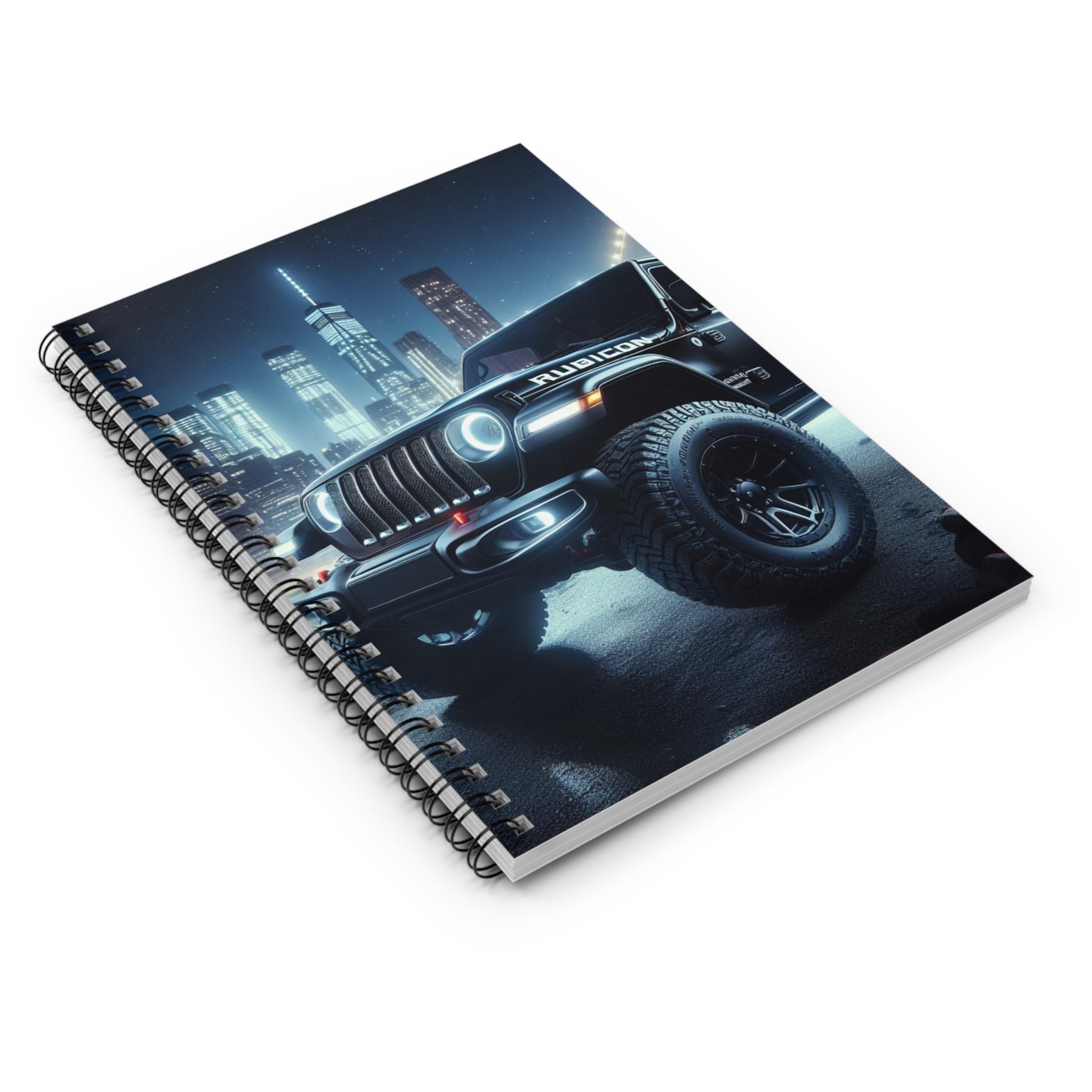 Black Rubicon Spiral Notebook - Ruled Line Paper products Printify   