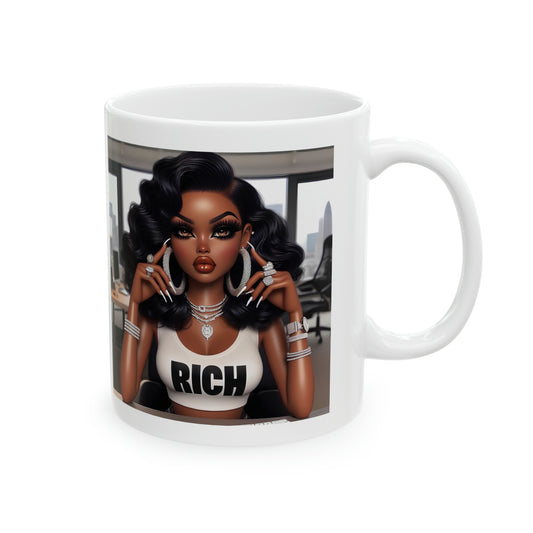 Rich Girl Mug Mug Printify   