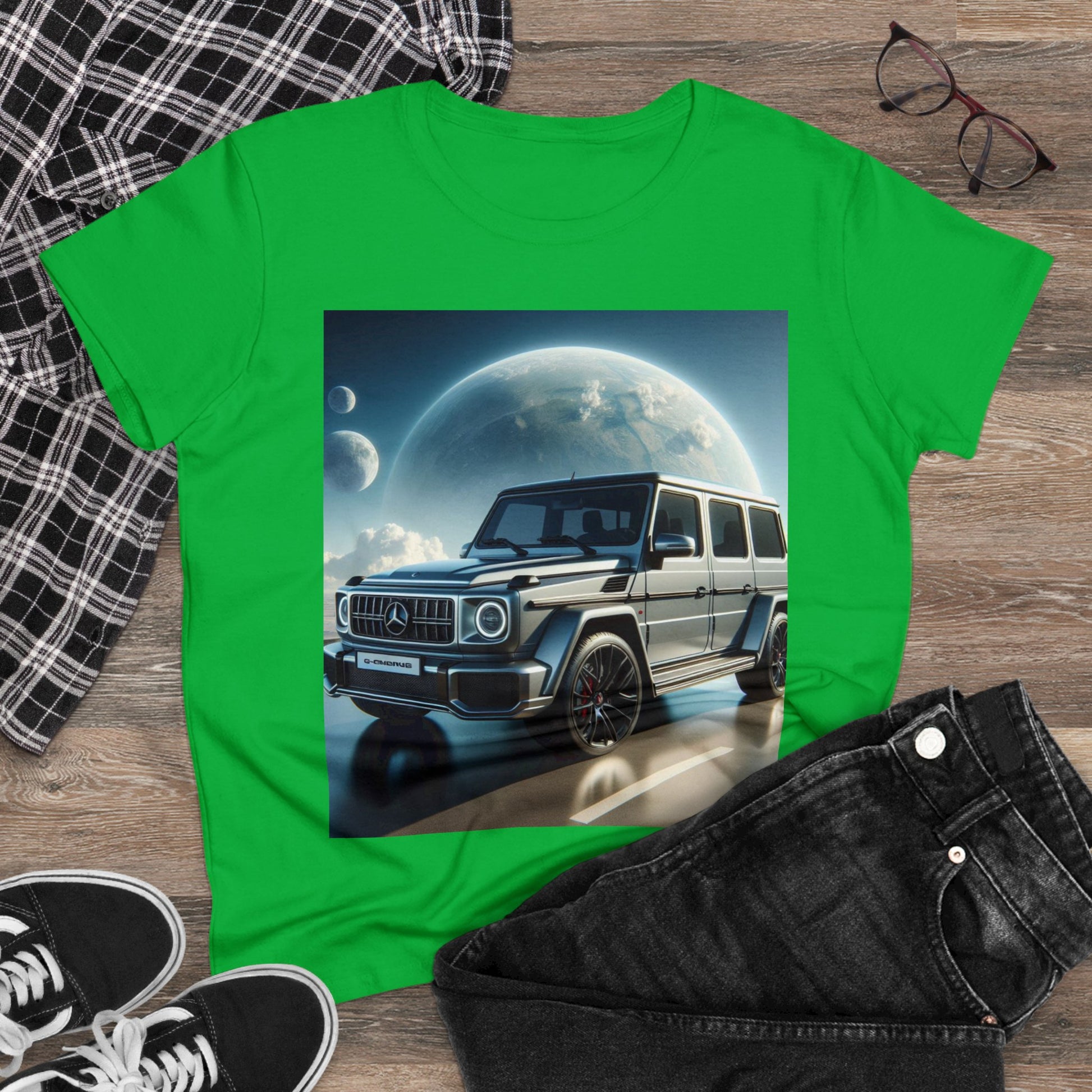 Silver G-Wagon T-Shirt T-Shirt Printify   