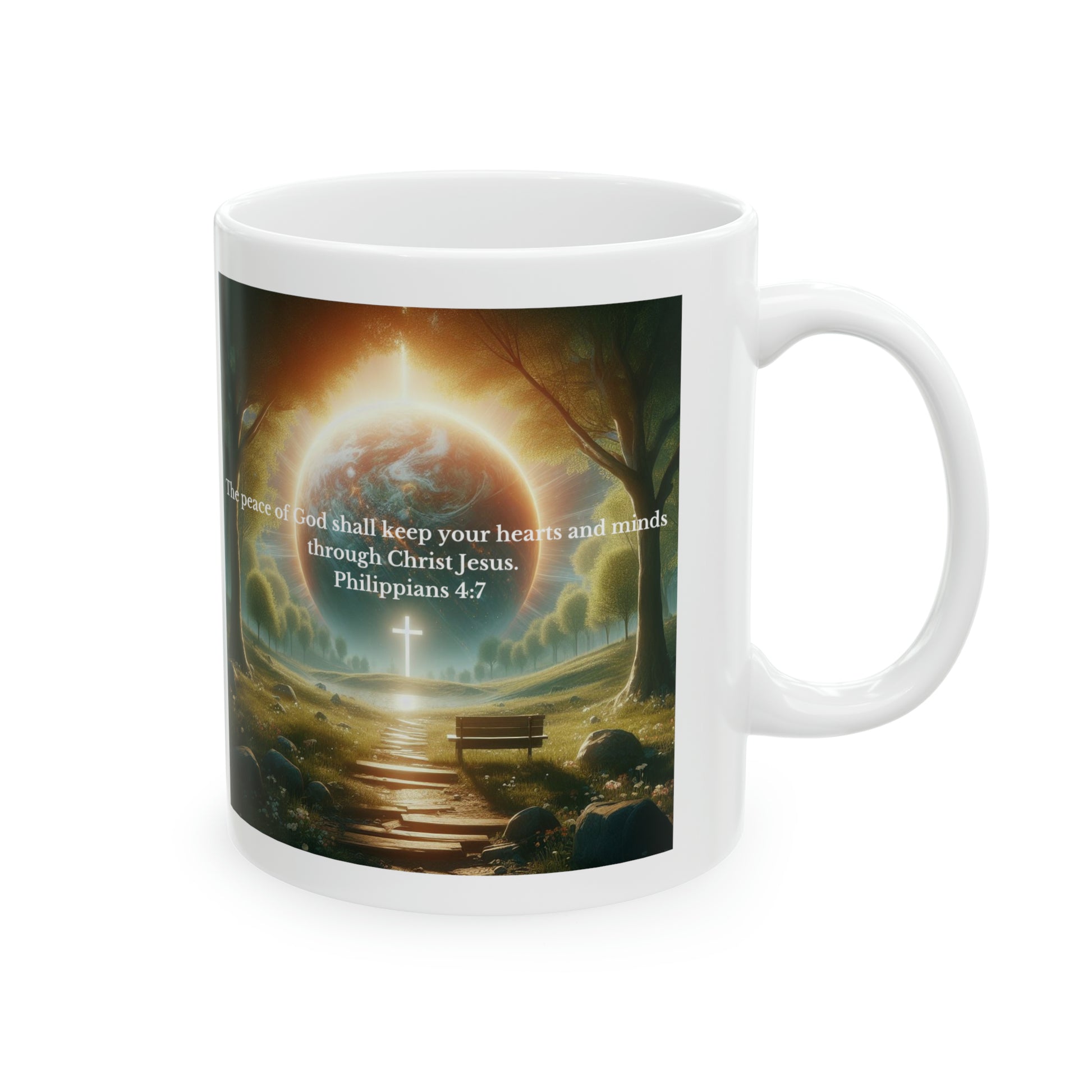 Philippians 4:7 Mug Mug Printify   