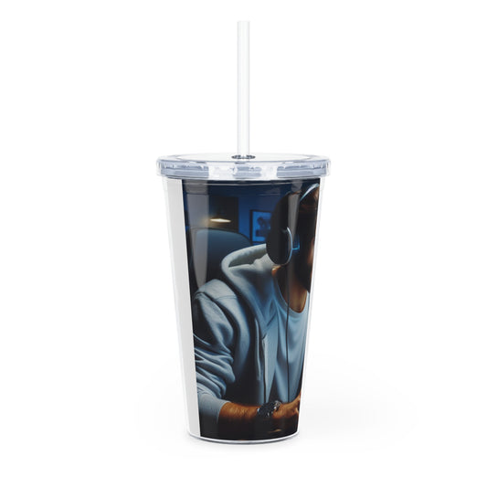 Game Time Tumbler with Straw Mug Printify   
