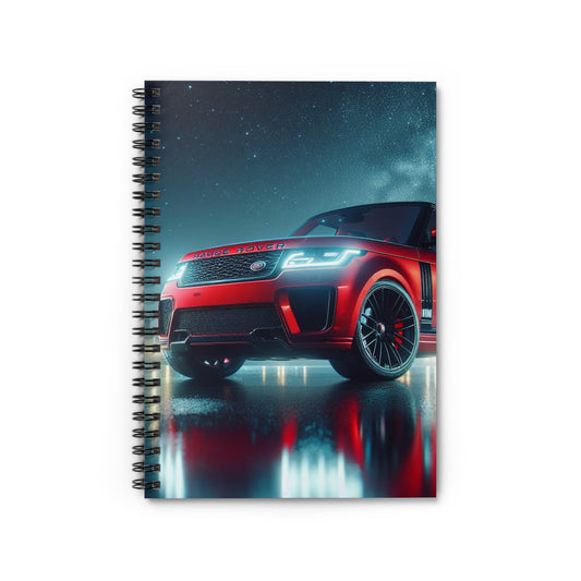 Red Range Spiral Notebook Paper products Printify One Size  