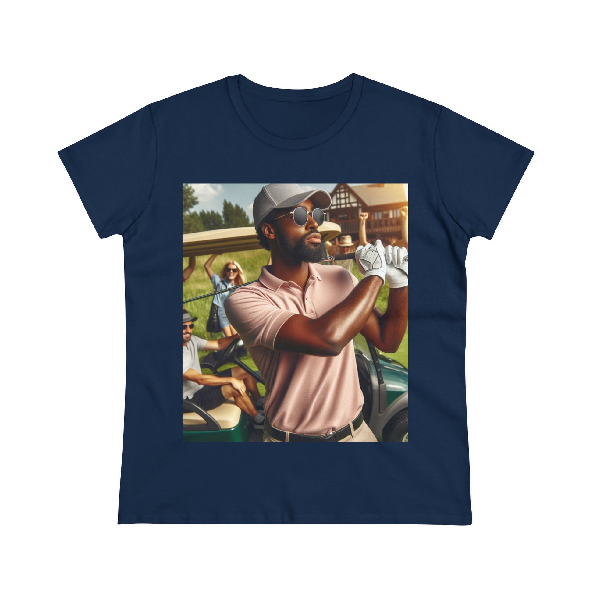 Golf Tournament T-Shirt T-Shirt Printify Navy S 