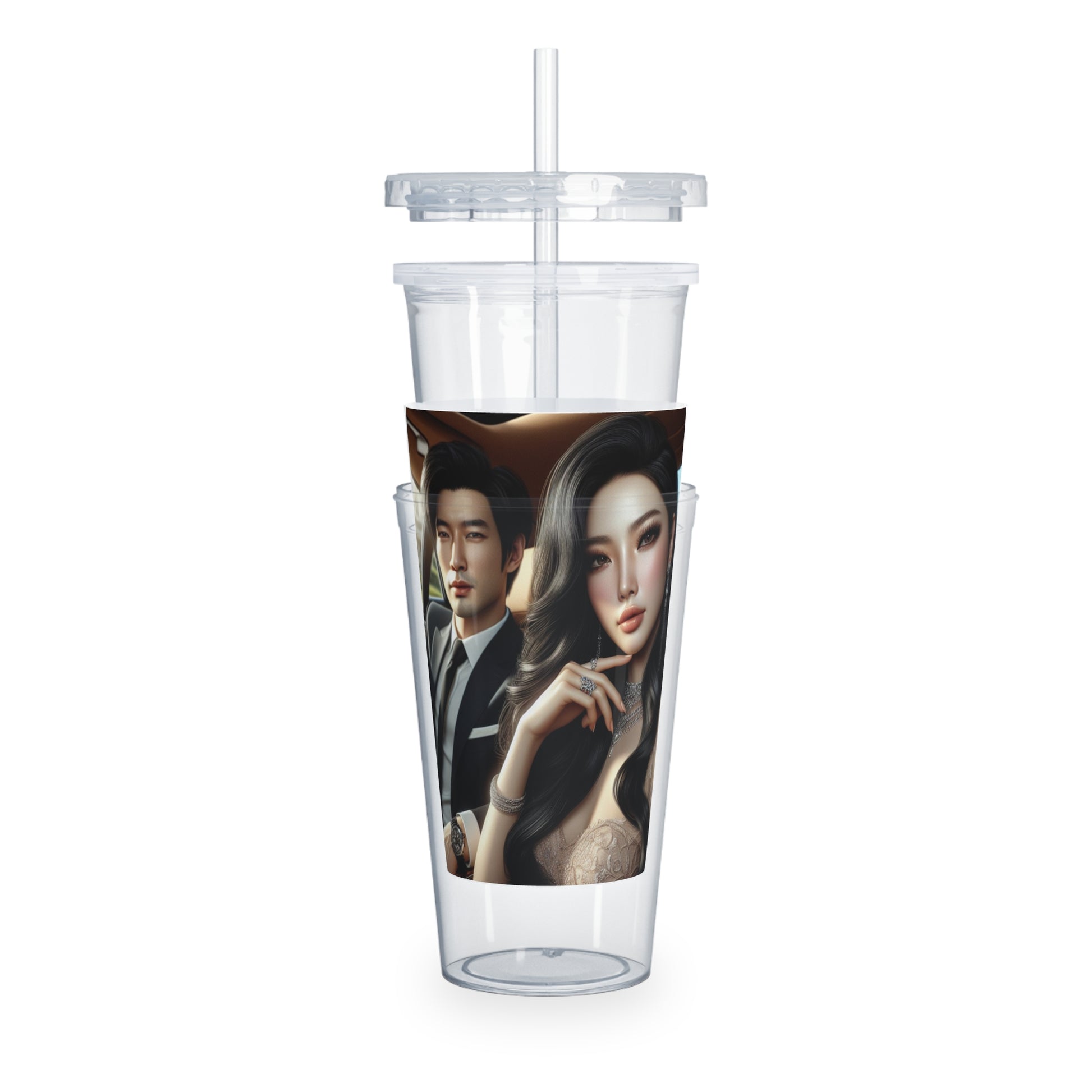 Elegant Drive Tumbler with Straw Mug Printify   