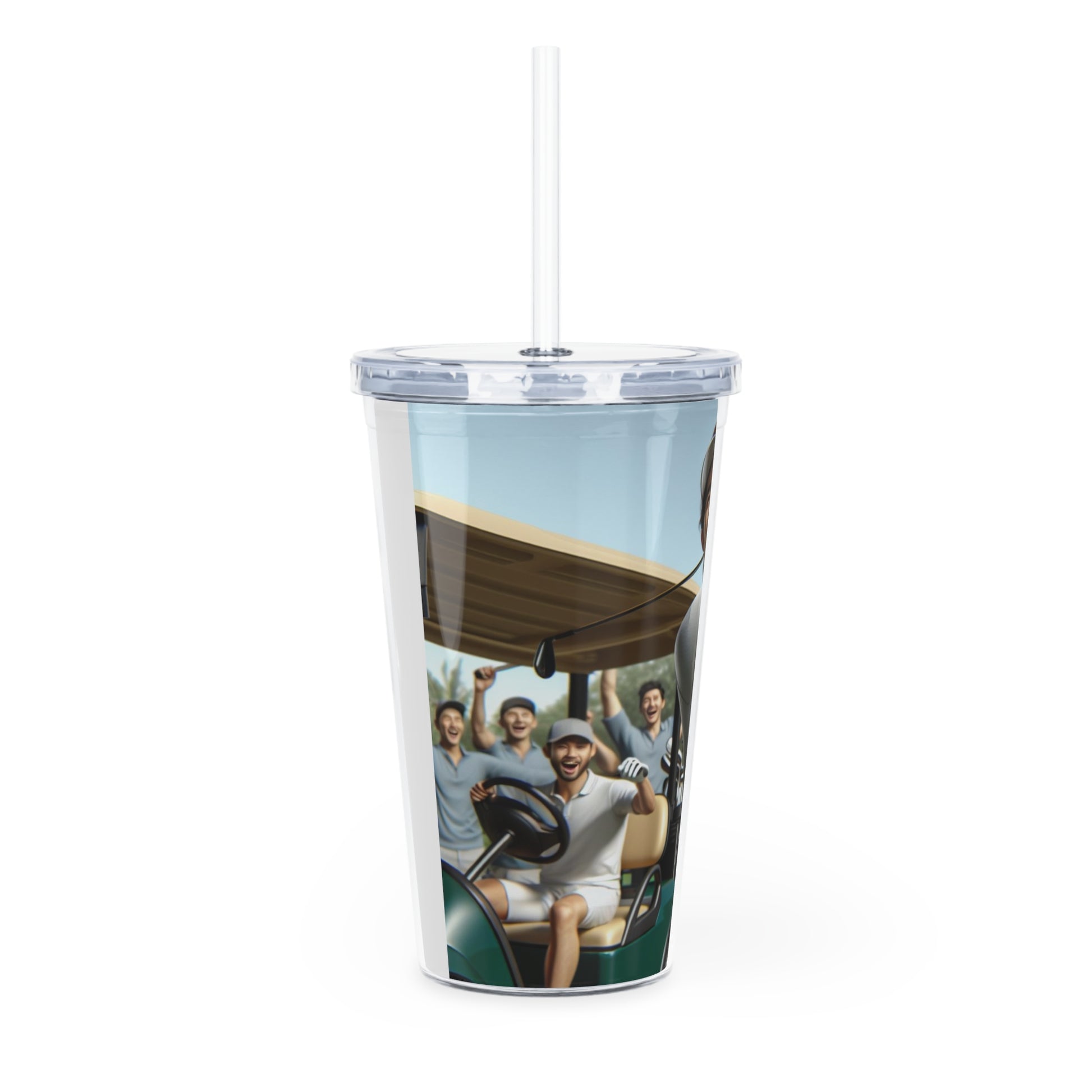 Golf Tournament Tumbler with Straw Mug Printify   