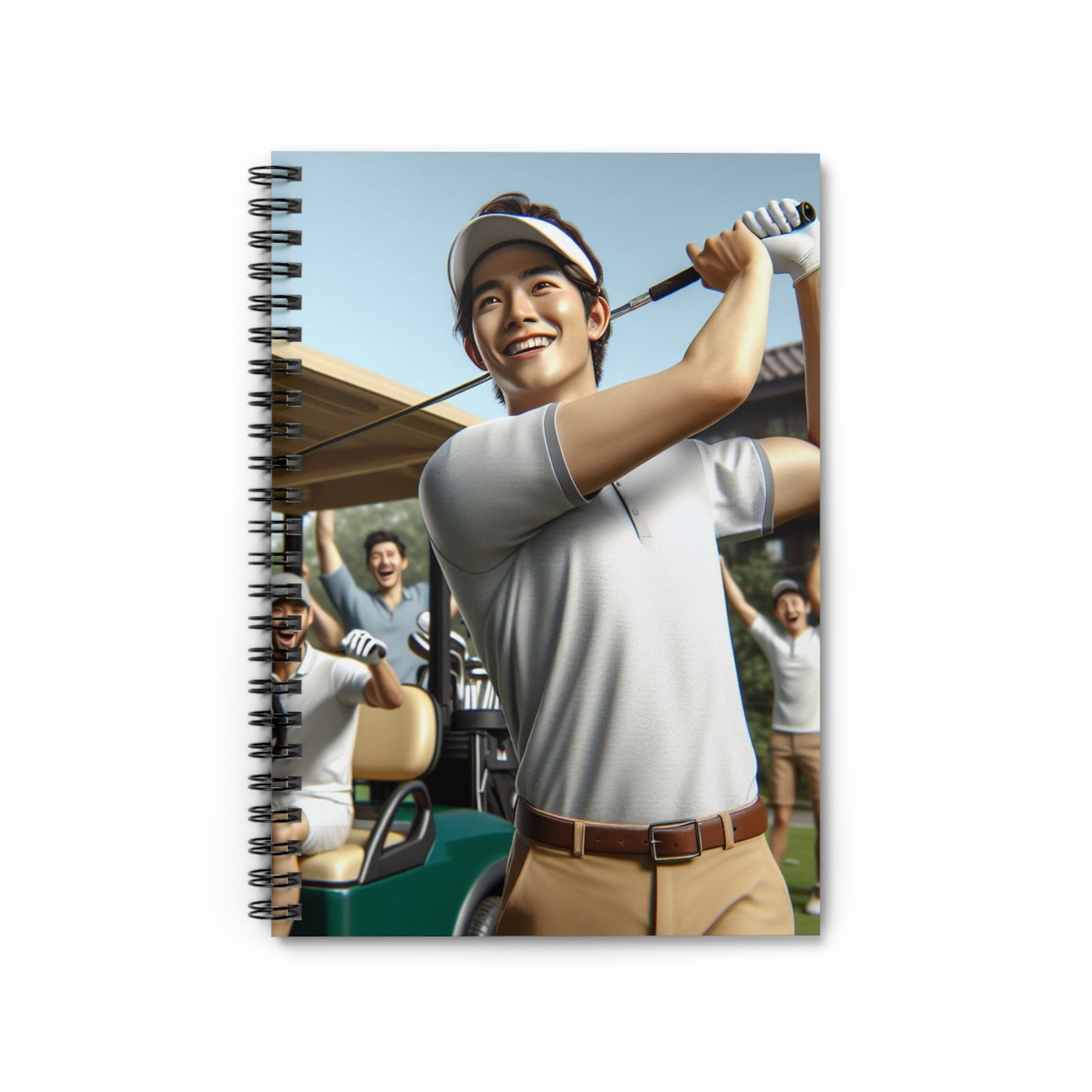 Golf Tournament Spiral Notebook Paper products Printify One Size  