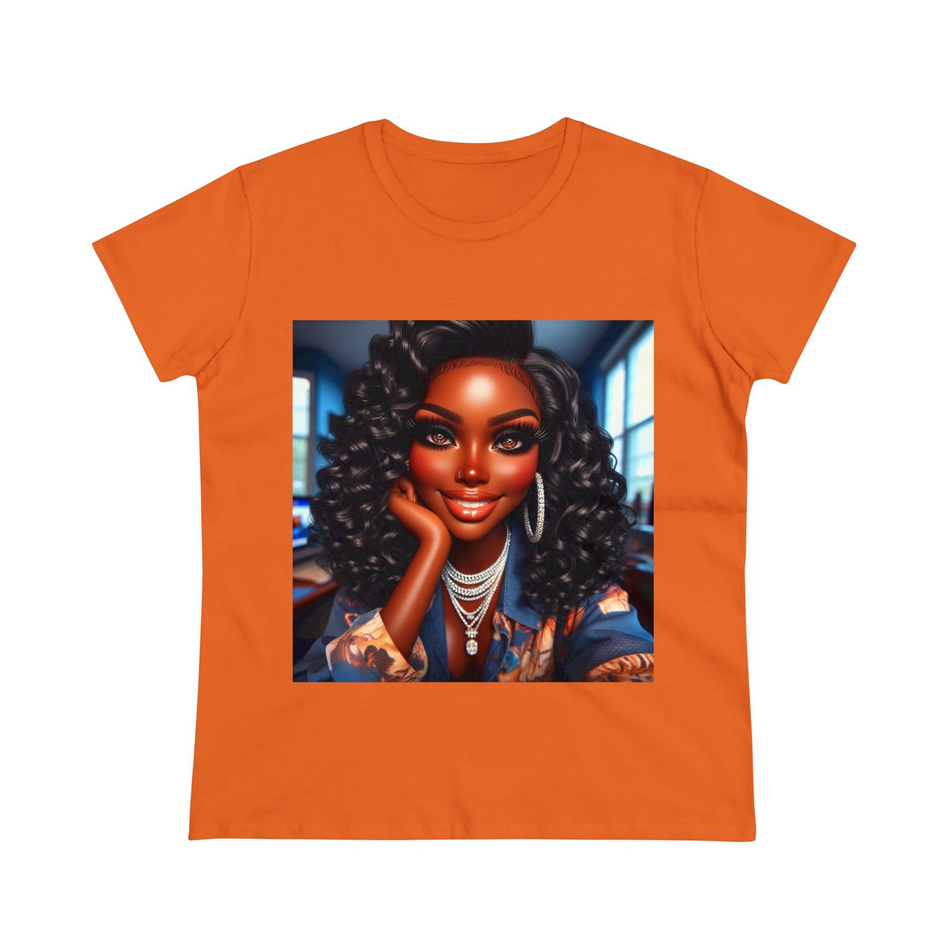 Happiness T-Shirt T-Shirt Printify Orange S 