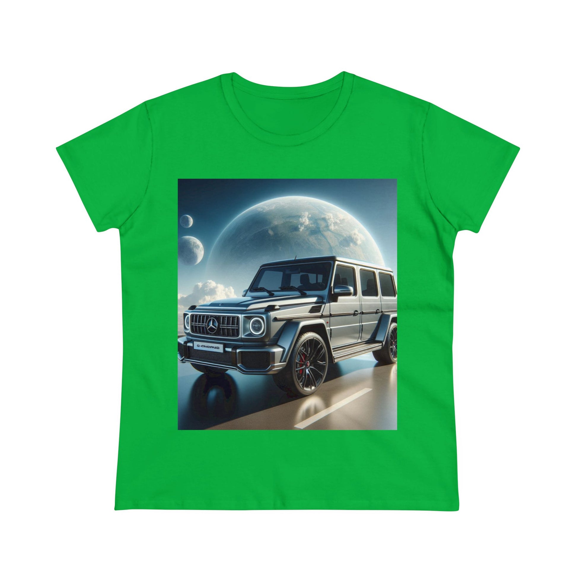 Silver G-Wagon T-Shirt T-Shirt Printify Irish Green S 