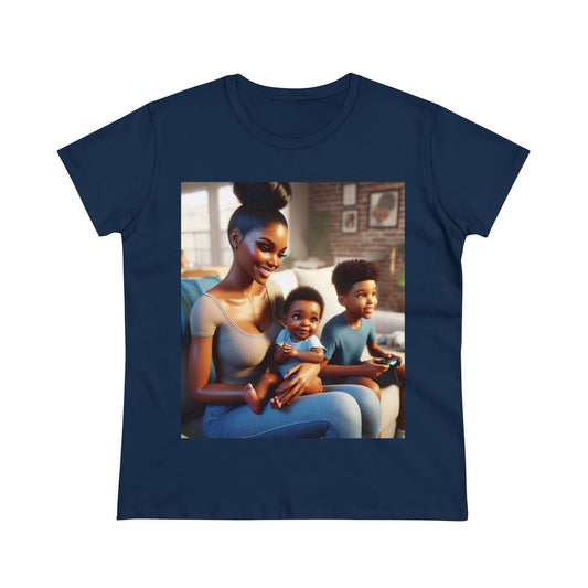 Family Time T-Shirt T-Shirt Printify Navy S 