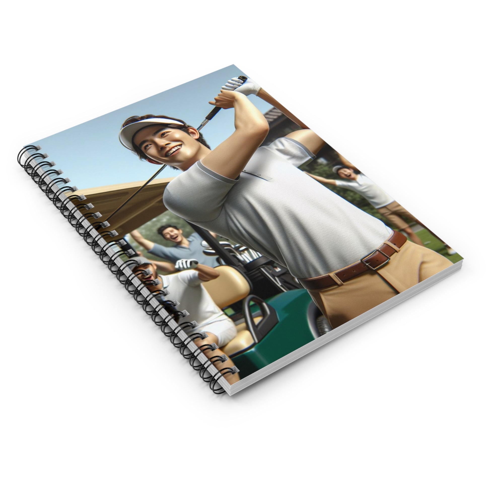 Golf Tournament Spiral Notebook Paper products Printify   