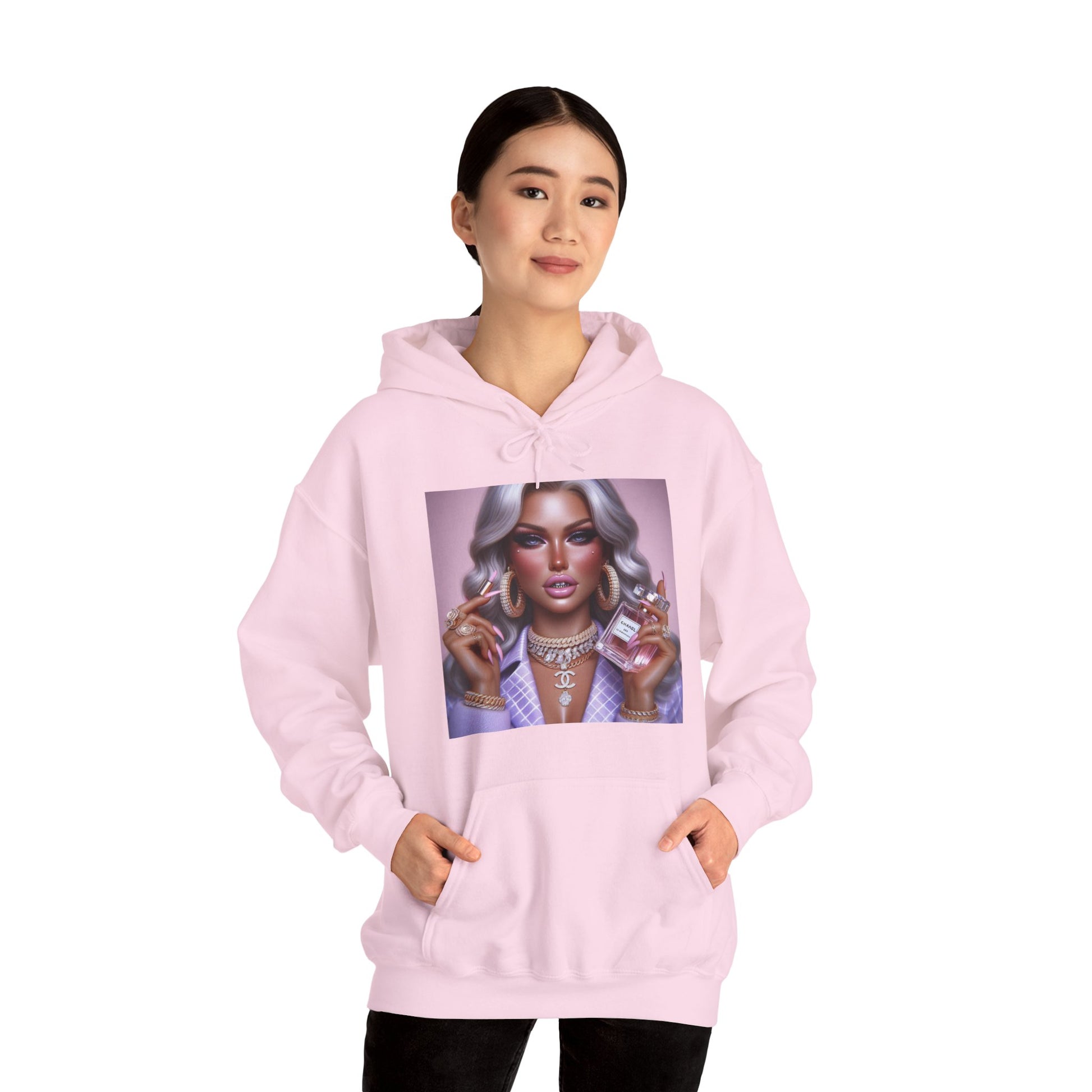 Chanel Please Hoodie Hoodie Printify   