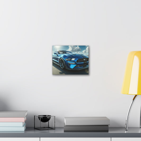 Blue Mustang Canvas Canvas Printify 10" x 8" (Horizontal) 0.75'' 