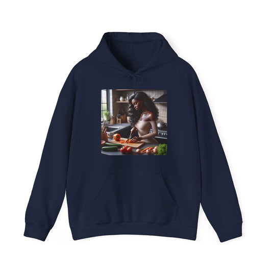 Dinner Time Hoodie Hoodie Printify Navy S 
